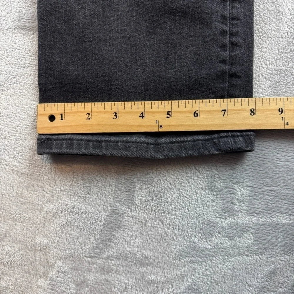 Lucky Brand Jeans Men 32x34 Black 363 Vintage Straight Dark Wash Stretch Denim